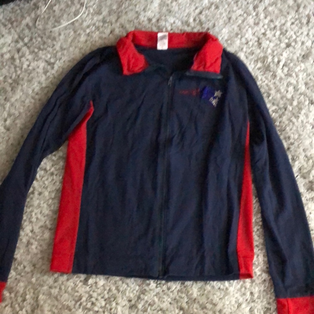 Patriots junior cheerleader full zip sweatshirt